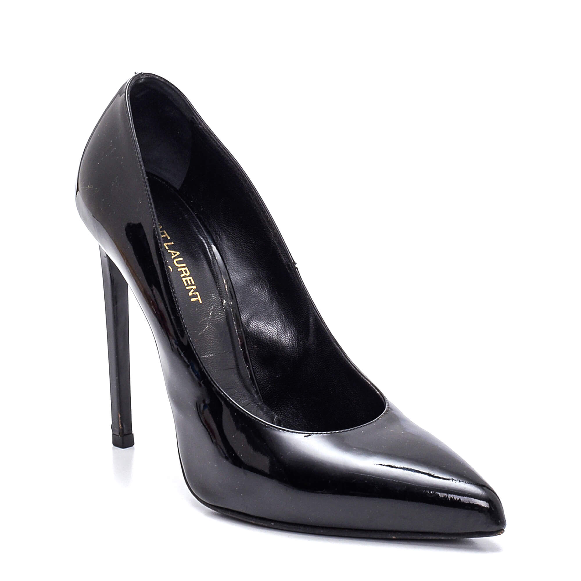 Yves Saint Laurent - Black Patent Leather Pumps